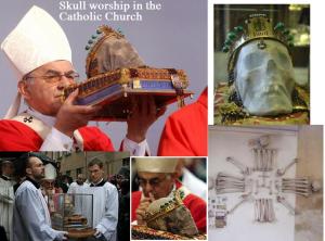 Skull worship in the catholic church